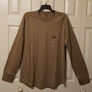 THE FOUNDRY SUPPLY CO. Big & Tall Mens Crew Neck T- Shirt Oat XLT